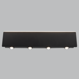 Brightstar WB495 BK CCT Modern Metal and PMMA LED Wall Bracket with 3-Colour Temperature Slide Switch