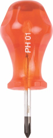 Screwdriver Wera Card.Stub Black Tip No.2