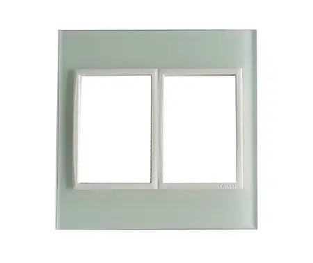 4 X 4 Yokes White Glass