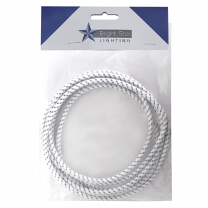 Brightstar Premium 3M and 5M White and Grey 3 Core Material Cord Wire Pre-Pack