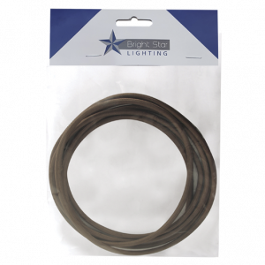 Brightstar Light Brown 3 Core Material Cord Wire Pre-Pack (3M and 5M)