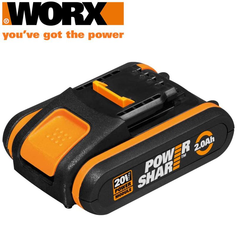 Battery Pack 20V 2.0Ah C/W Capacity Indicator Worx