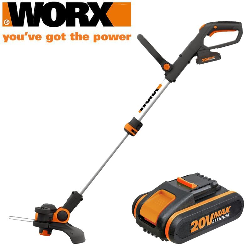 Grass Trimmer 30Cm 20V 2.0Ah Std Charg 1.65Mm  Line Edge Wheel & Guard