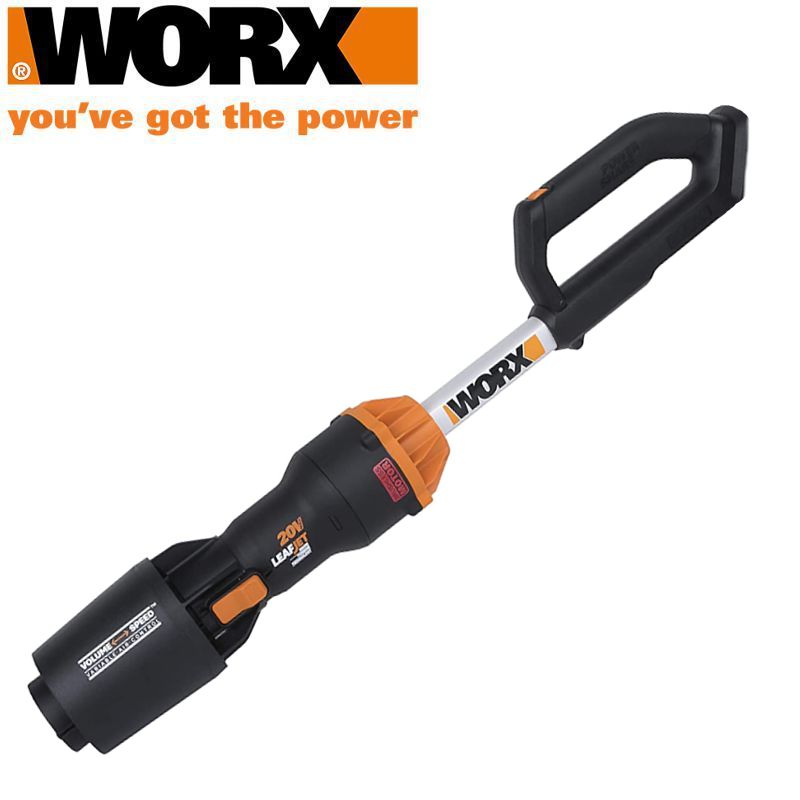 Worx Air Turbine 20V B/Less Garden Vac/Blower Tool Only Worx