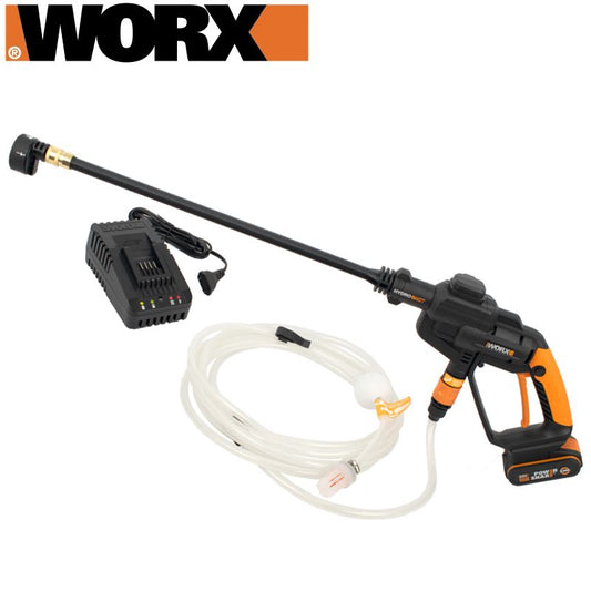 Hydroshot 20V 2.0Ah Bat Std Charger Set Worx 22 Bar 120L/H