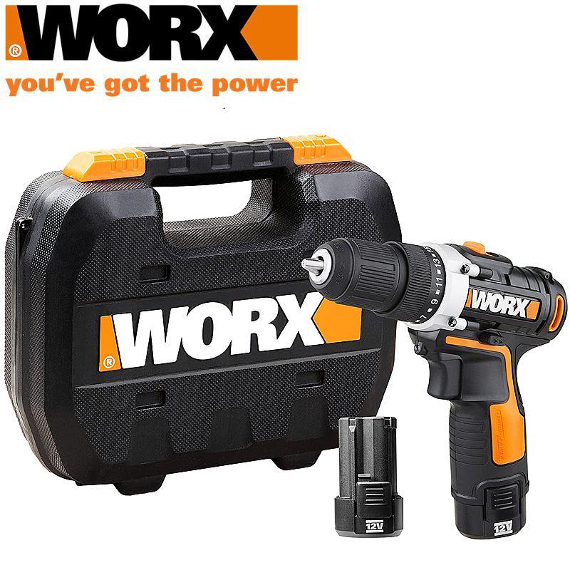 D/Driver 12V 2 X 2.0Ah Std Charg. Inj. Box With Holster Worx