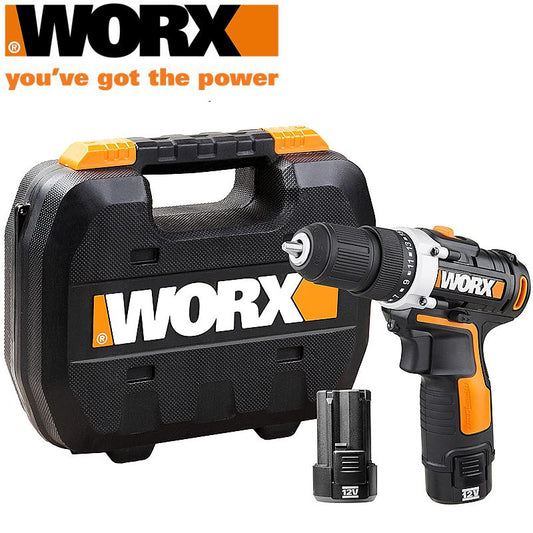D/Driver 12V 2 X 2.0Ah Std Charg. Inj. Box With Holster Worx