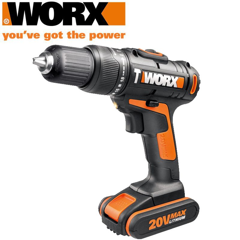 Imp. Drill 20V 13Mm 40Nm 1500Rpm 2 X 2.0Ah Std Charg. Ass. Acc. Inj. B
