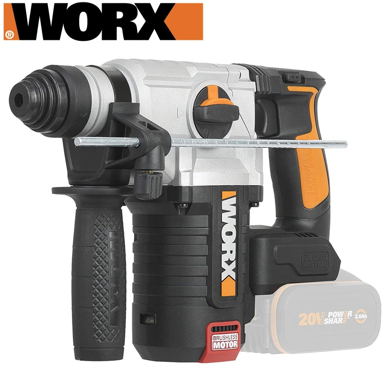 Rot. Ham 20V 24Mm  2.2J  5000Bpm  1200Rpm  Tool Only Worx