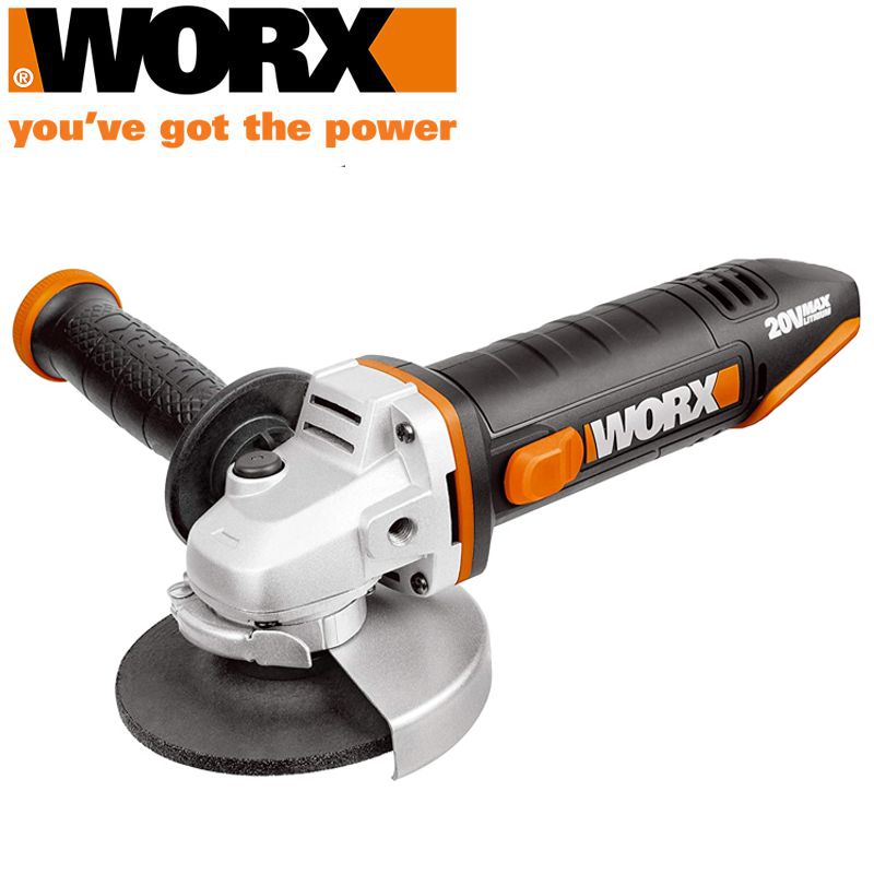Angle Grinder 20V 115Mm 8600Rpm M14 Slim Design Tool Only Worx