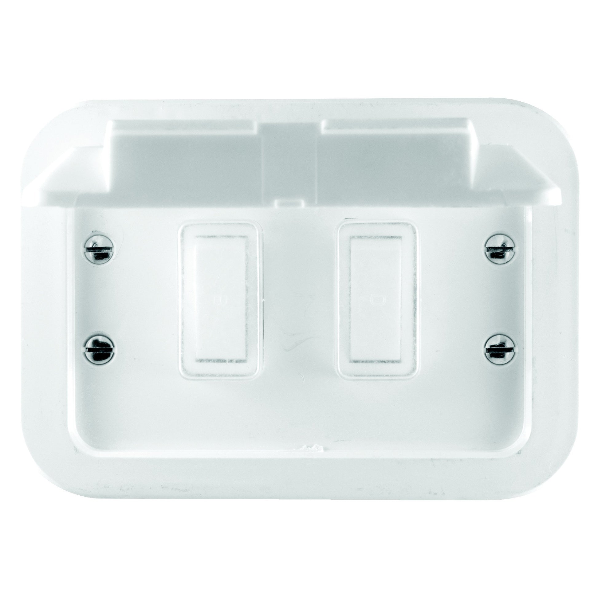 Crabtree Industrial 16A 2-Lever 1-Way Metal Surface Weatherproof Switch