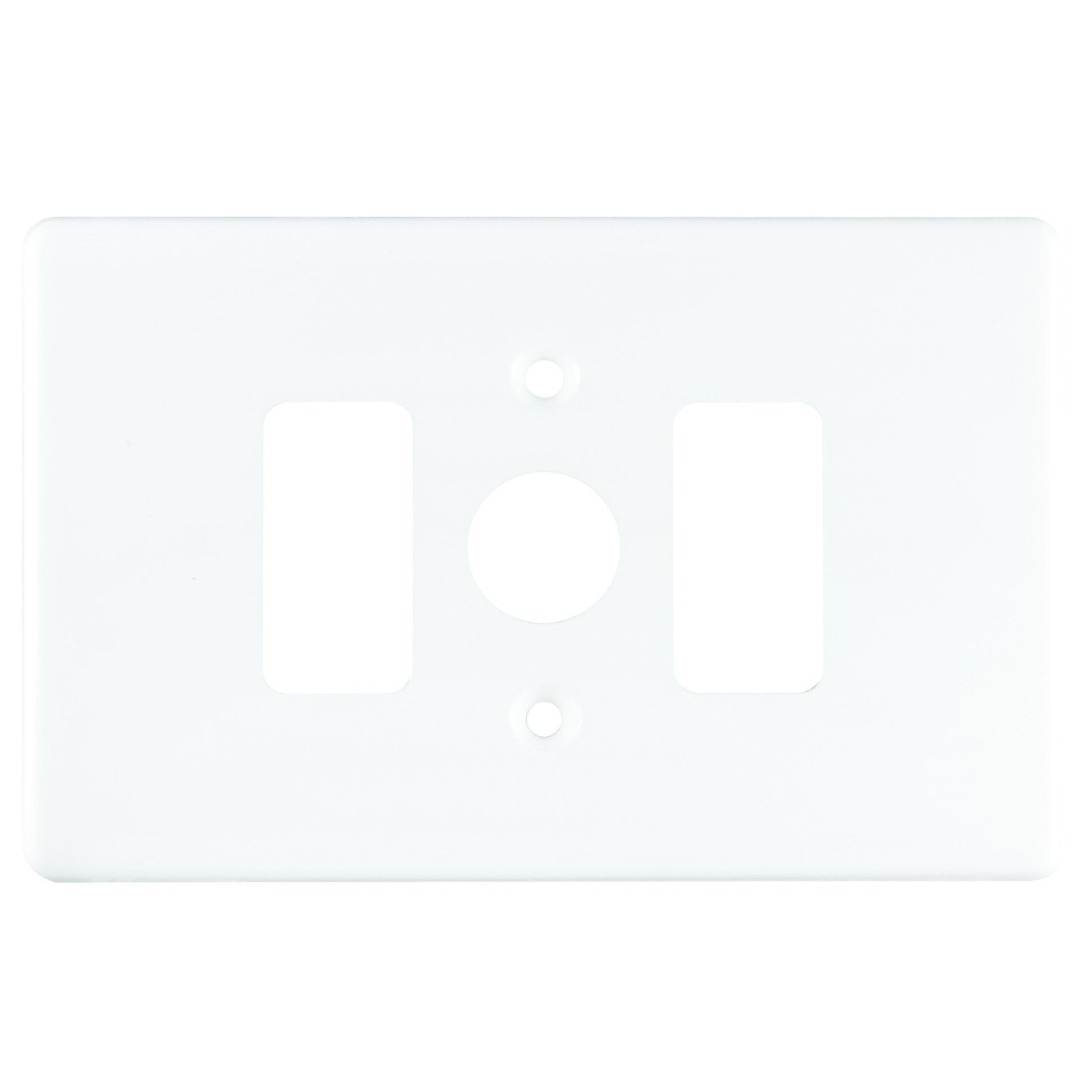 CRABTREE CLASSIC 2 LEVER DIMMER COVERPLATE STEEL 4X2