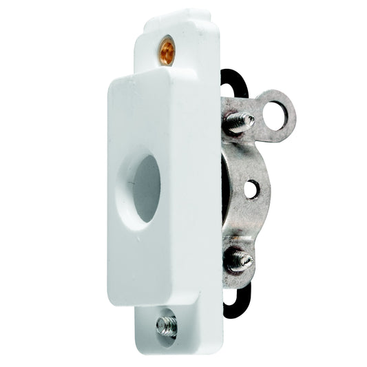 Crabtree Classic Cord Grip Switch Module, Screw-In, White, 20A 250VAC