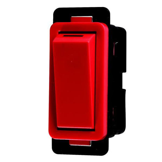 Red Crabtree Classic Clip-In 1 Way 20A Switch Module (250VAC)