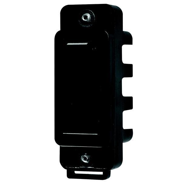 Black Crabtree Classic 1 Way 20A 250VAC Screw-On Switch Module