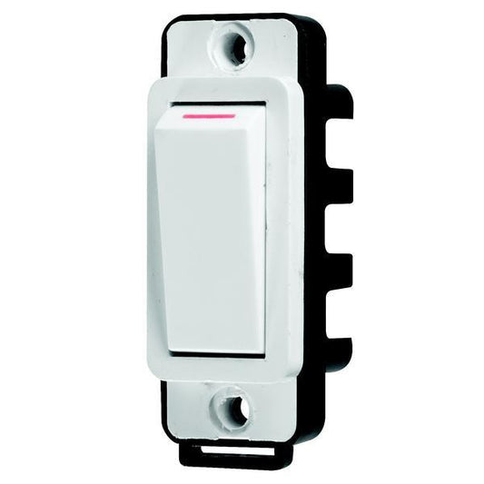 Crabtree Classic 1 Way 20A Screw-On Switch Module (White)