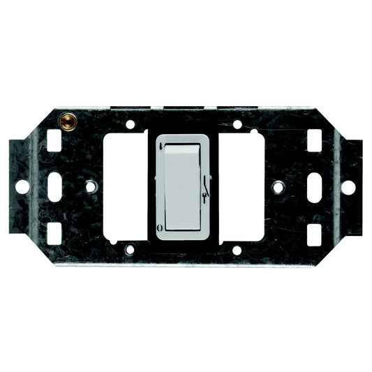 Crabtree Classic 1 Lever 1 Way 20A Horizontal Switch and Yoke (4x2, White)