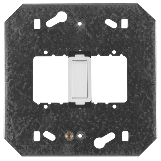 Crabtree Classic 1 Lever 1-Way 20A Switch on 4x4 Yoke (White)