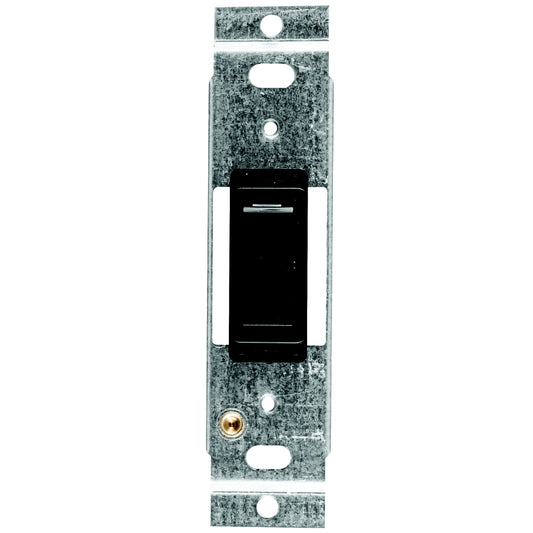 Crabtree Classic 1 Lever 2 Way 20A Black Switch with 4x2 Yoke