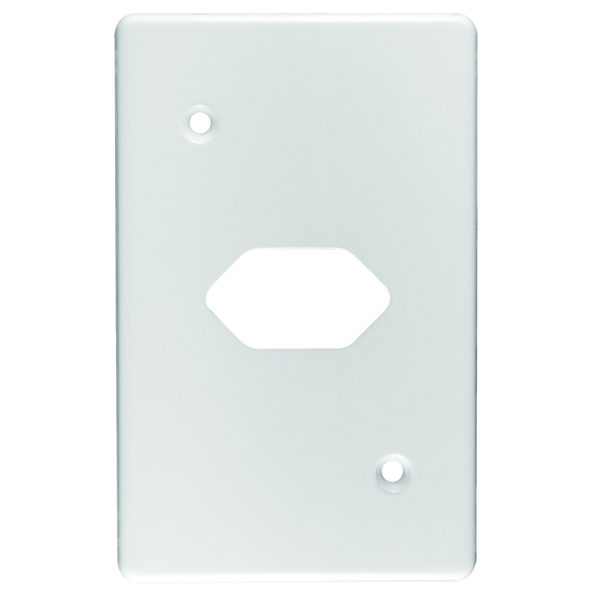 Crabtree Classic Slimline 4x2 White Steel Cover Plate