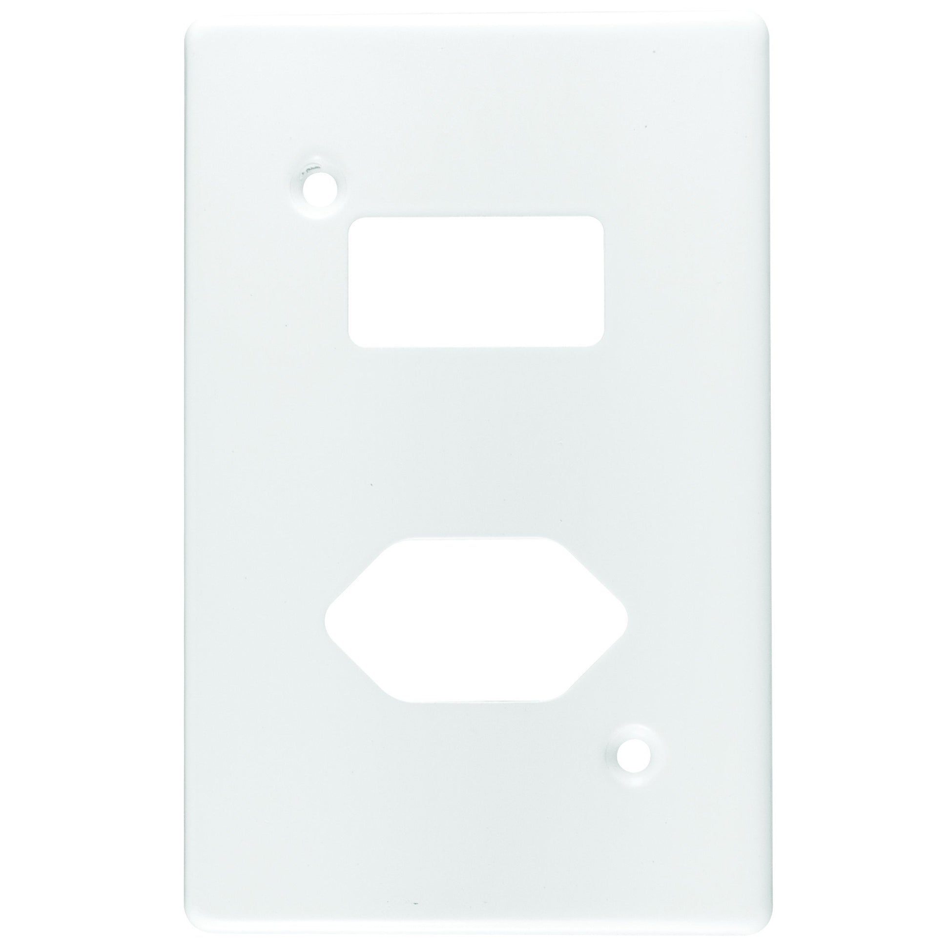 CRABTREE CLASSIC SLIMLINE COVERPLATE STEEL 4X2