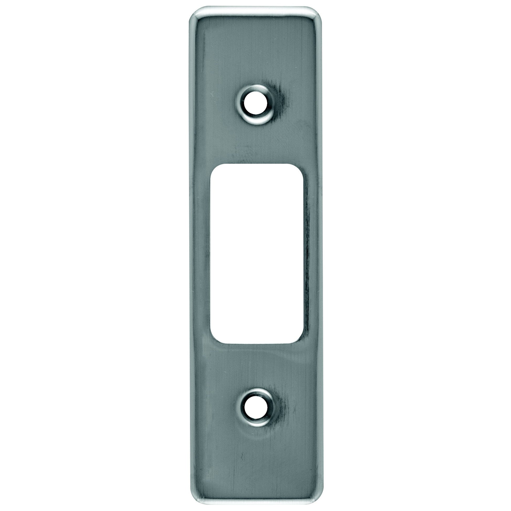 Crabtree Classic 1 Lever Architrave Steel Cover Plate - Satin Chrome Finish