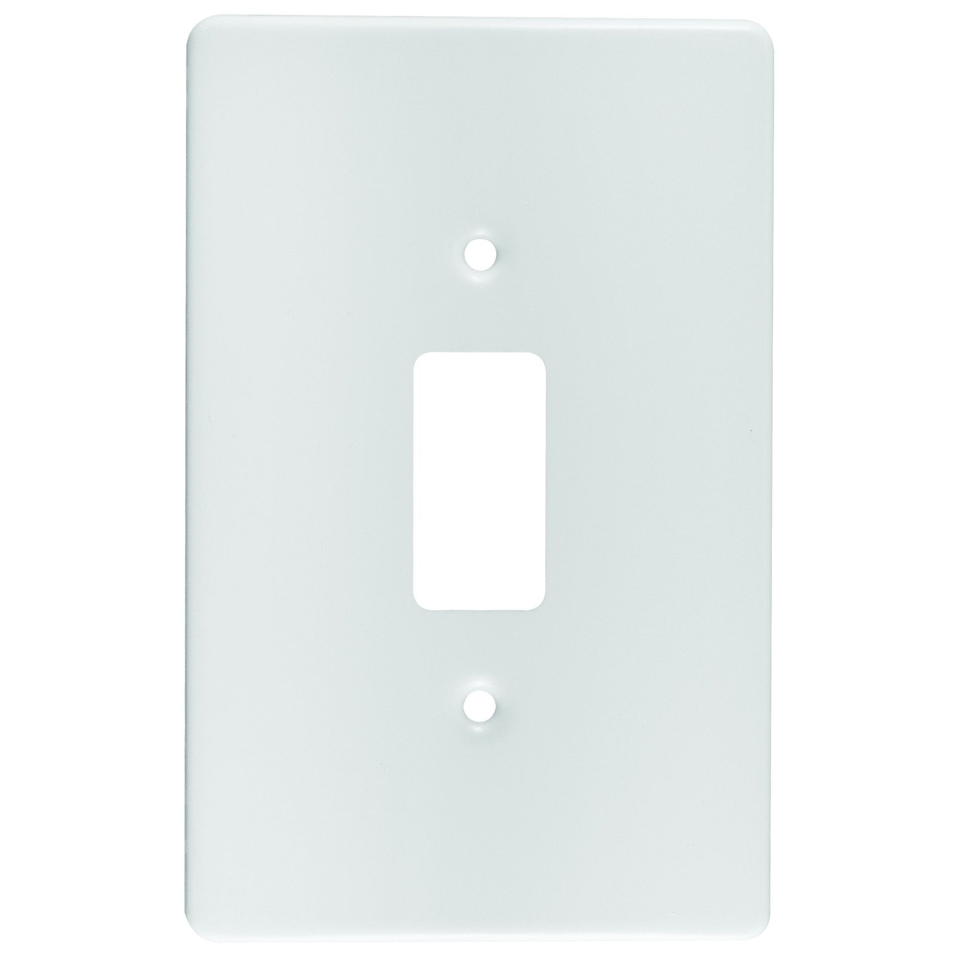 Crabtree Classic 1 Lever Steel Coverplate (4X2) - White