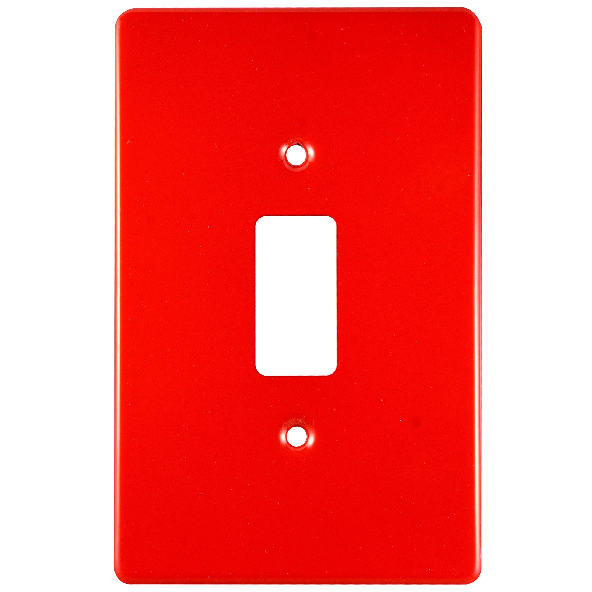 Crabtree Classic 1 Lever 4x2 Red Plastic Coverplate