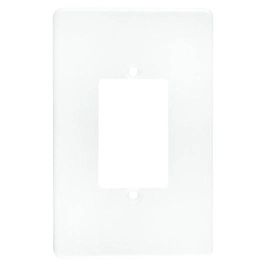 Crabtree Classic 3 Lever Steel Coverplate (4x2, White)