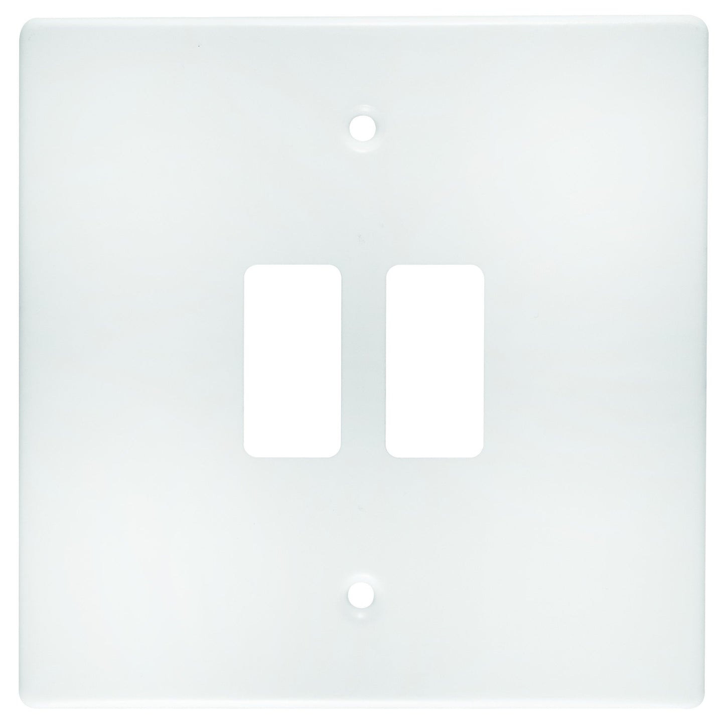 CRABTREE CLASSIC 2 LEVER COVERPLATE STEEL 4X4