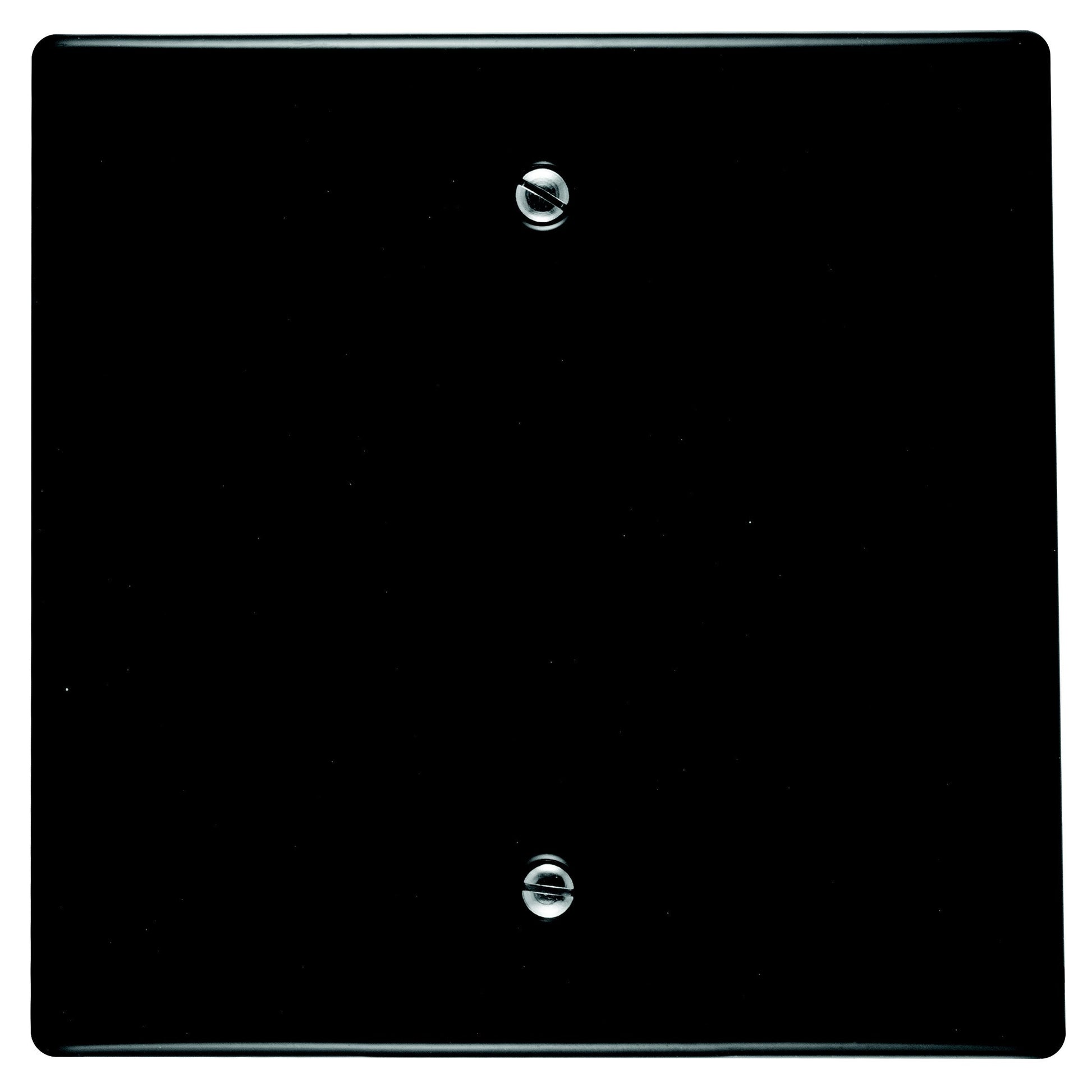 Crabtree Classic 4x4 Black Steel Blank Coverplate