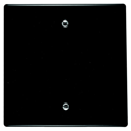 Crabtree Classic 4x4 Black Steel Blank Coverplate