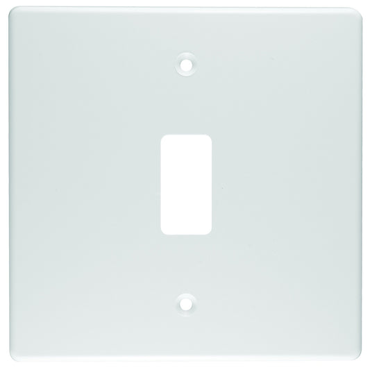 CRABTREE CLASSIC 1 LEVER COVERPLATE STEEL 4X4