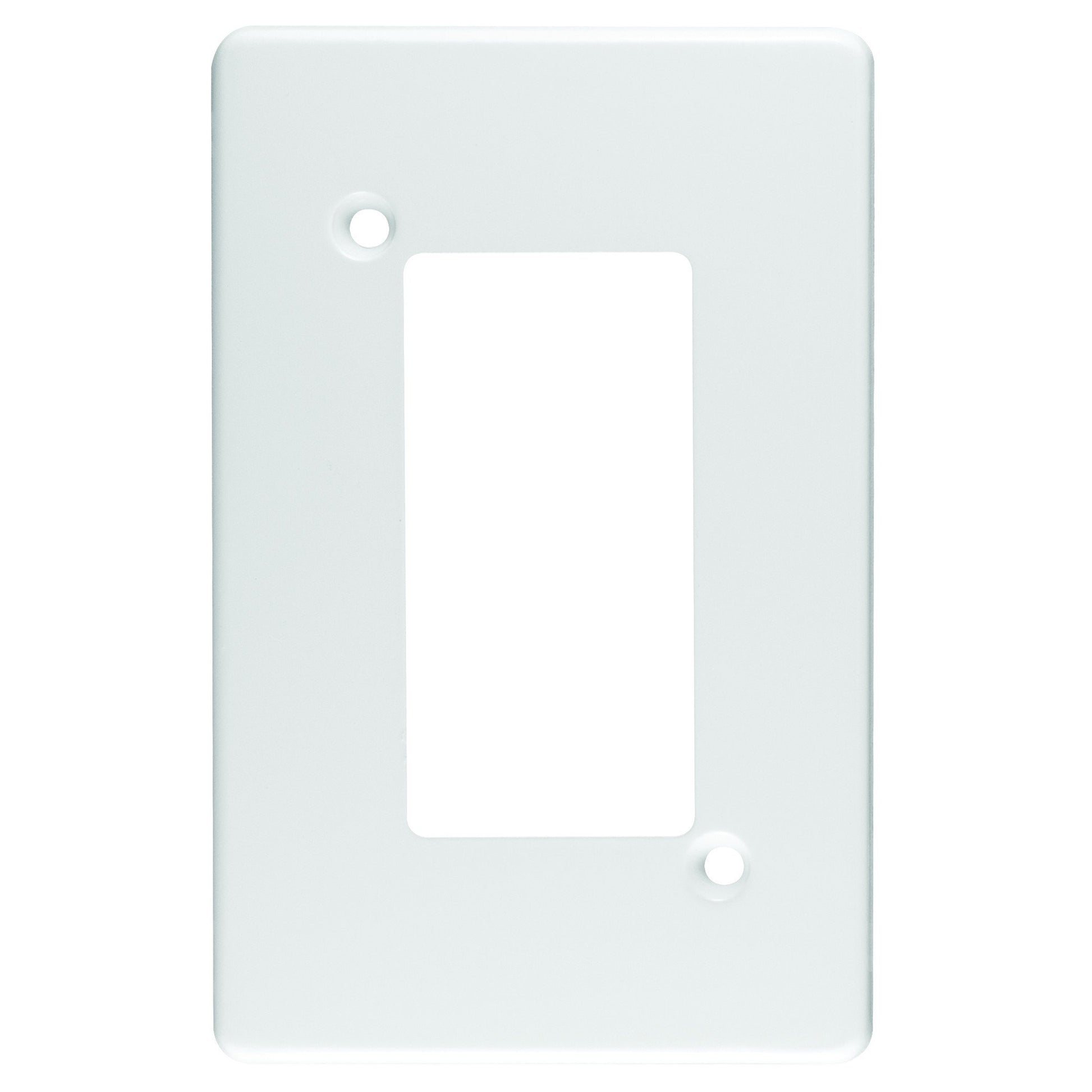 Crabtree Classic 4 Lever Steel Coverplate (4x2), White