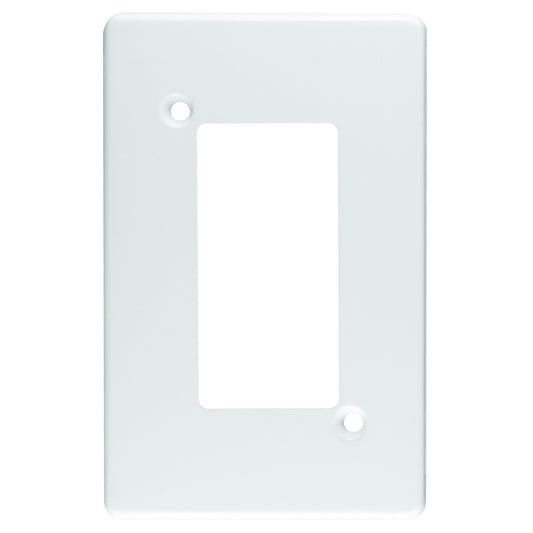 Crabtree Classic 4 Lever Steel Coverplate (4x2), White