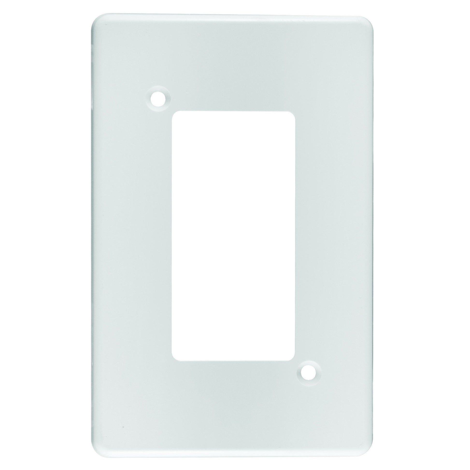 Crabtree Classic 4 Lever Coverplate, White Plastic, 4x2 Size