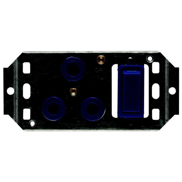 CRABTREE CLASSIC DEDICATED SINGLE 16A SWITCH SOCKET + YOKE 4X2 HORIZONTAL