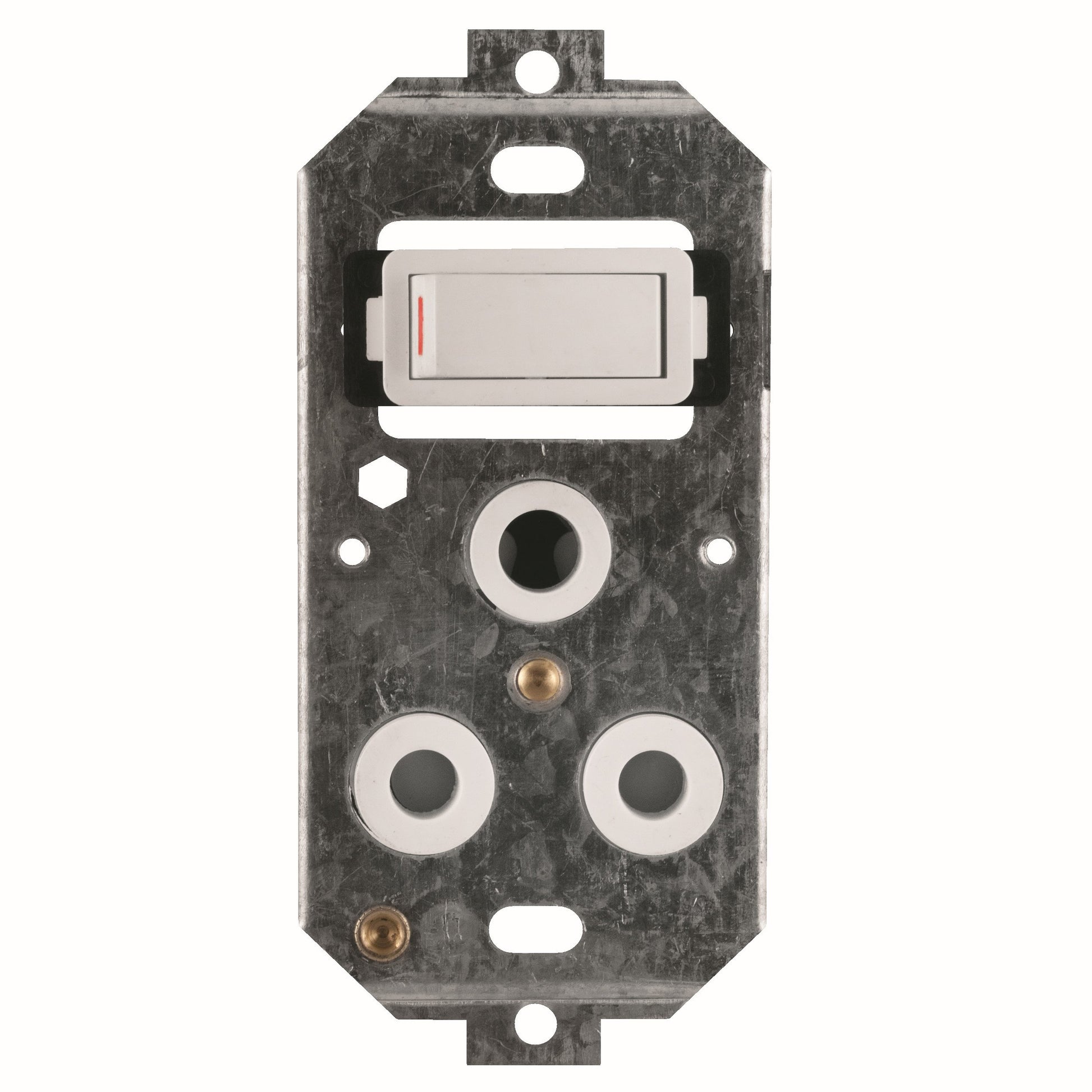 Crabtree Classic Single 16A Vertical Switch Socket with Yoke (4x2)