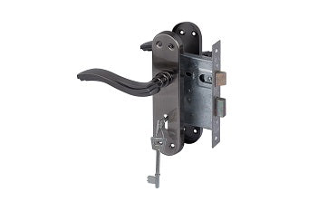 Lockset Yale 3L Onda Satin Black