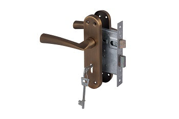 Lockset Yale 3L Dritta Matt Coffee