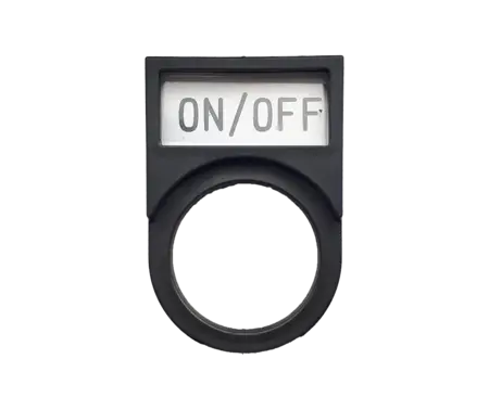 Legend Plate On-Off