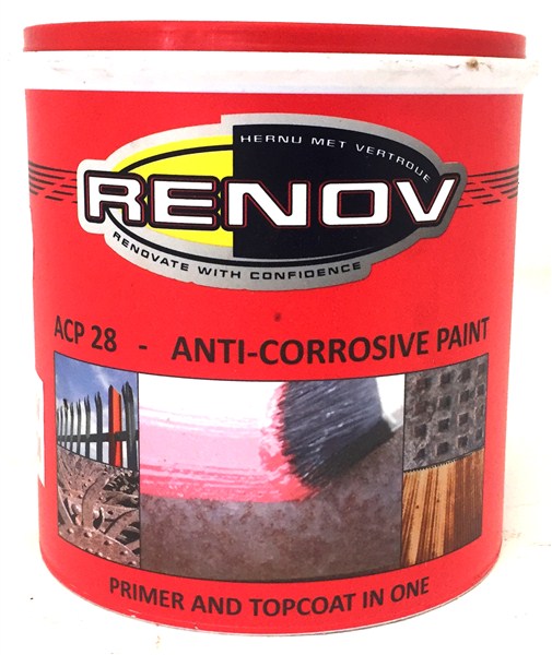 Paint Anti Corrosive Red Oxide  1Ltr Renov