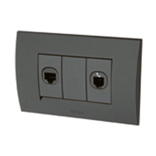 Schneider Electric S3000 Tel & Data Outlet Combo