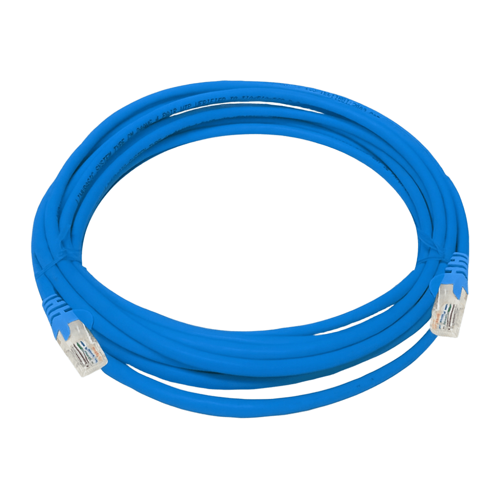 Blue Fly Lead – 10m Patch Network Cable RJ45 Cat5e – FLYLEAD10M-BLUE
