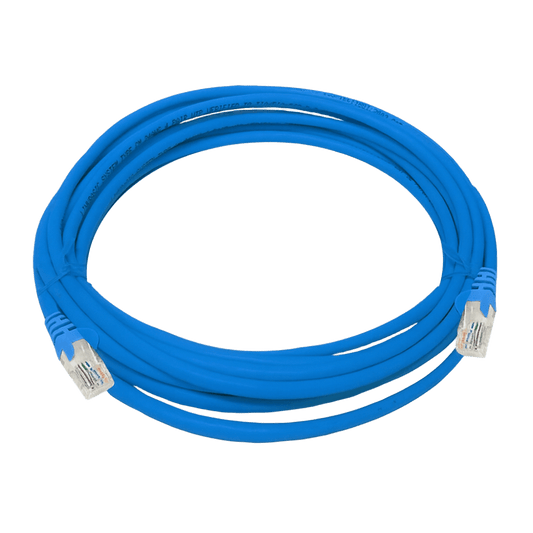 Blue Fly Lead – 10m Patch Network Cable RJ45 Cat5e – FLYLEAD10M-BLUE