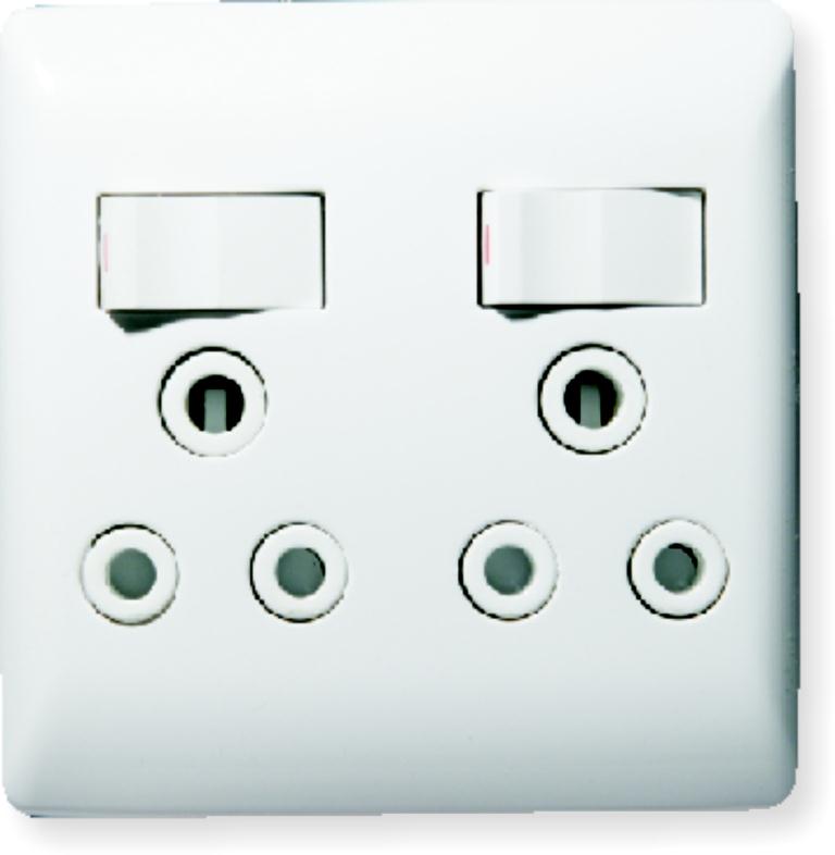Electrical Mts Prepac Socket Double 4X4 Diamon