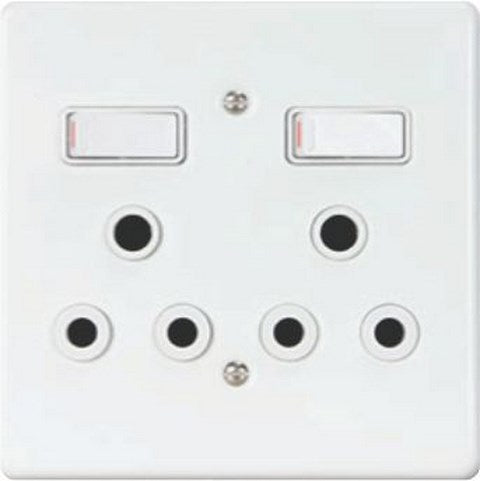 Mts 2 Socket Double Socket 4x4 SABS Approved – Electrical MTS – Daynight Electrical