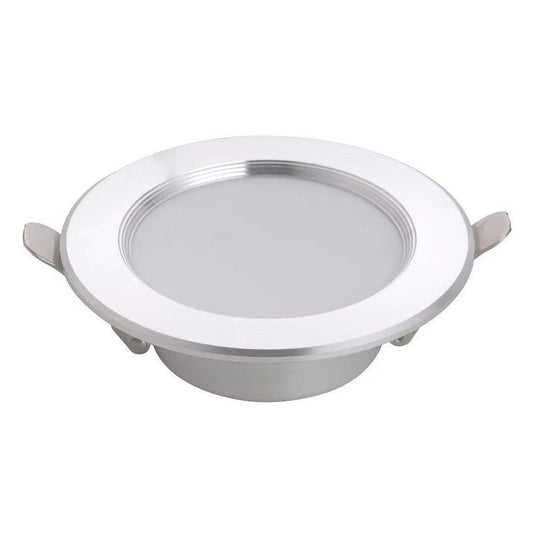 Starlit 6W White+Silver LED Downlighter Daylight 6000K, Indoor Use, 300LM