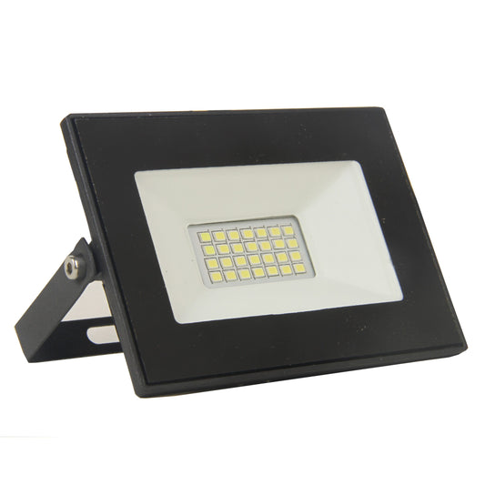 Starlit 20W LED Floodlight 2yr Warranty, Daylight 6000K, IP65, Black Body