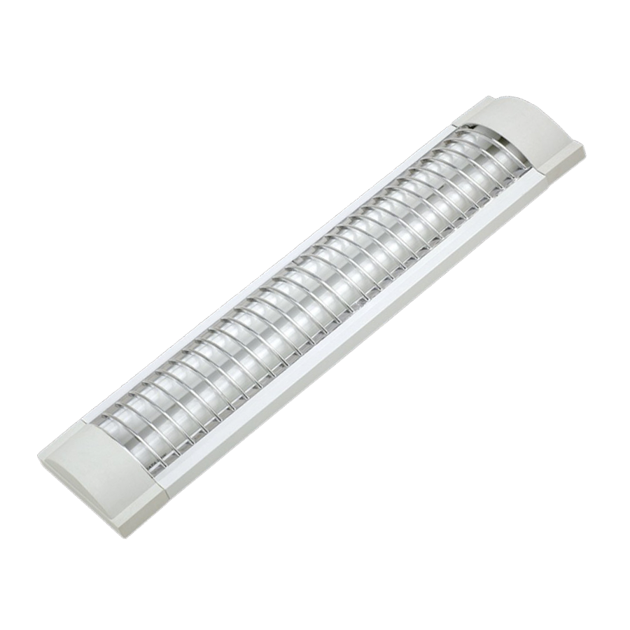 Starlit 2Ft Double T8 LED Ceiling Prism Fitting, 2x10W